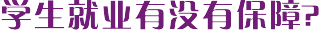 学生就业保障