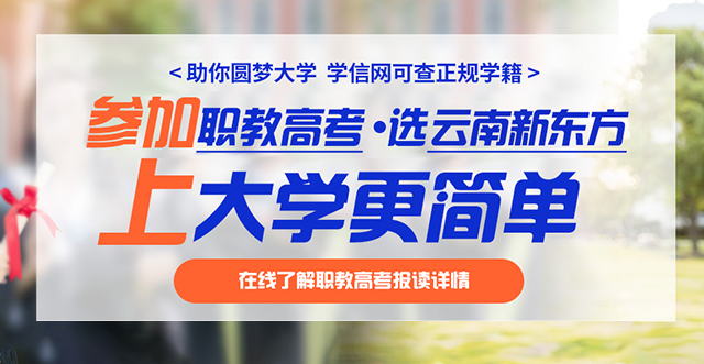 云南新东方上参加职业高考